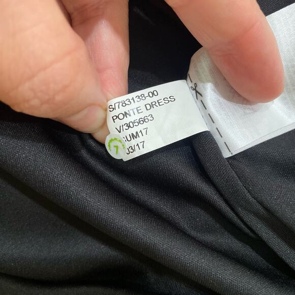 Banana Republic Womens One Shoulder Ponte Fit and Flare Dress Size 6 - Picture 11 of 16